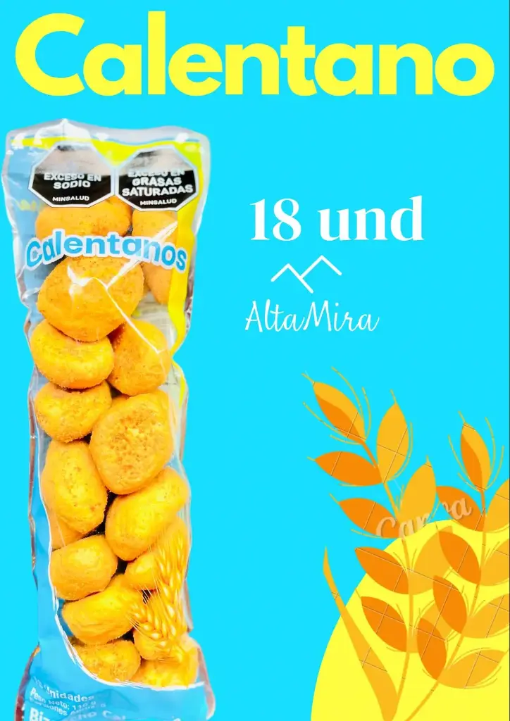Bizcocho Calentano paq 18 und 